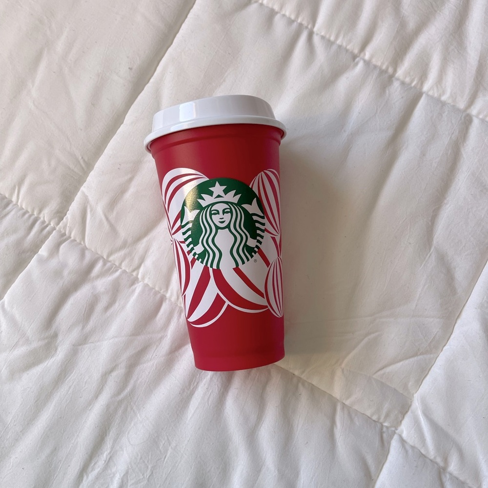 Starbucks Holiday Red Reusable Cup